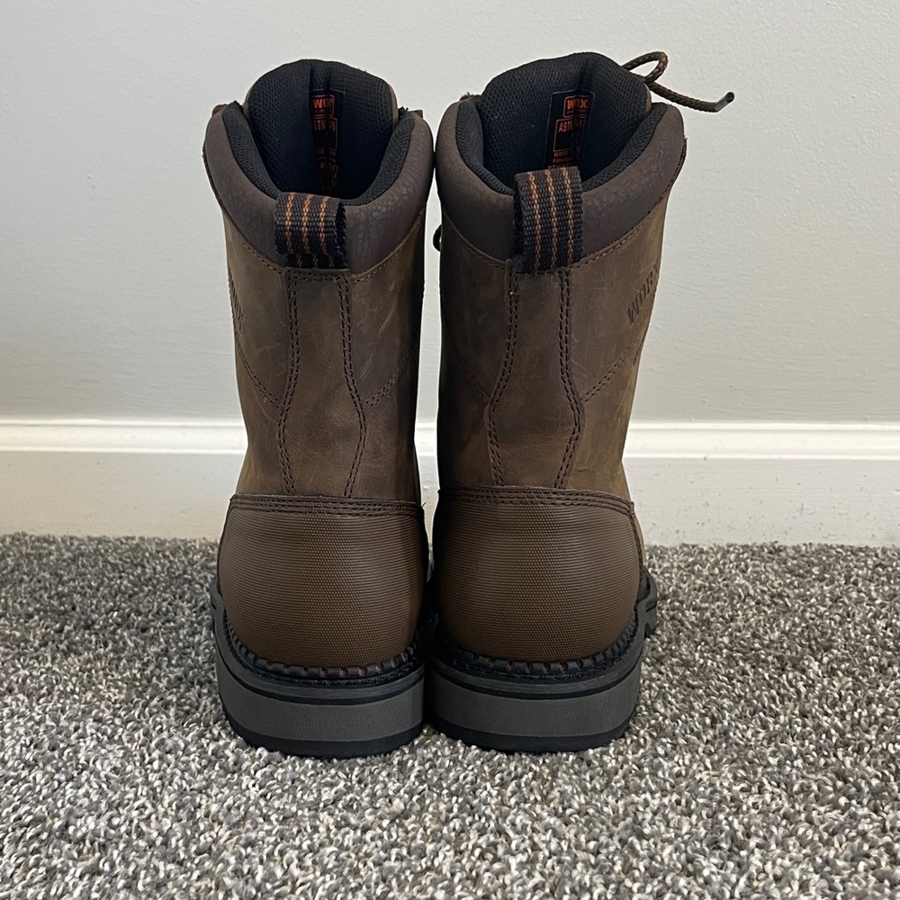 Worx by Red Wing Steel Toe Work Boots Men’s Size 8.5 - Picture 5 of 12